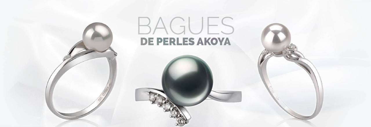 PearlsOnly Bagues Perle d'Akoya