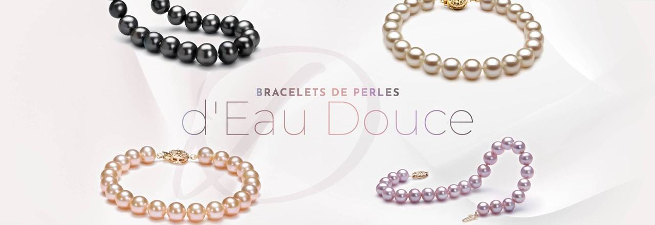 PearlsOnly Bracelet de perles d'eau douce