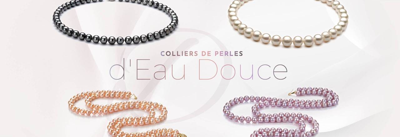 PearlsOnly Collier de perles d'eau douce