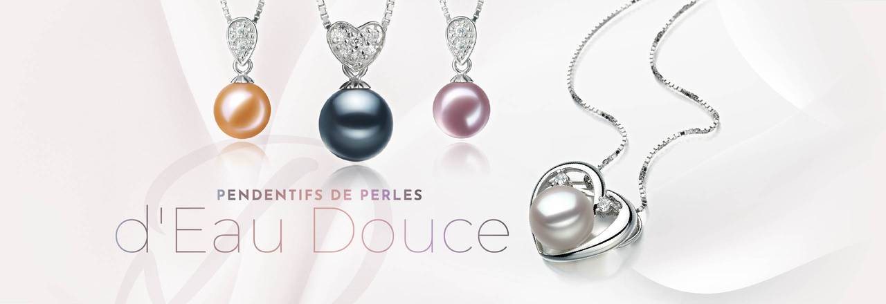 PearlsOnly Pendentif de perles d'Eau Douce