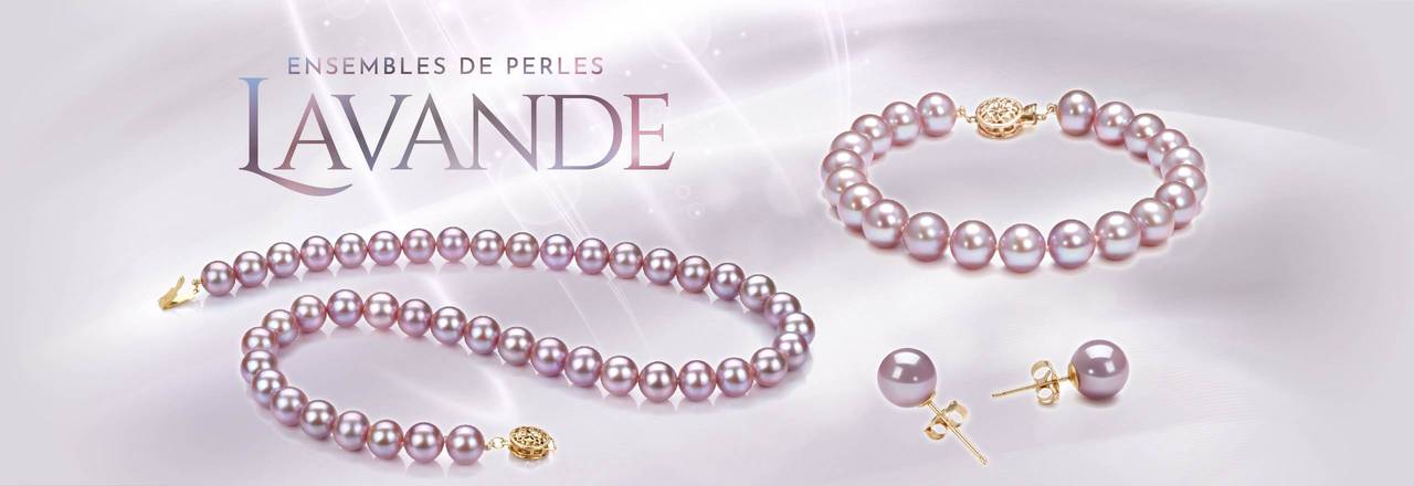 PearlsOnly Ensembles de perles de lavande