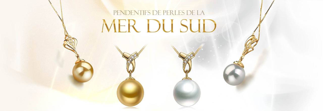 PearlsOnly Pendentifs en perles des mers du sud