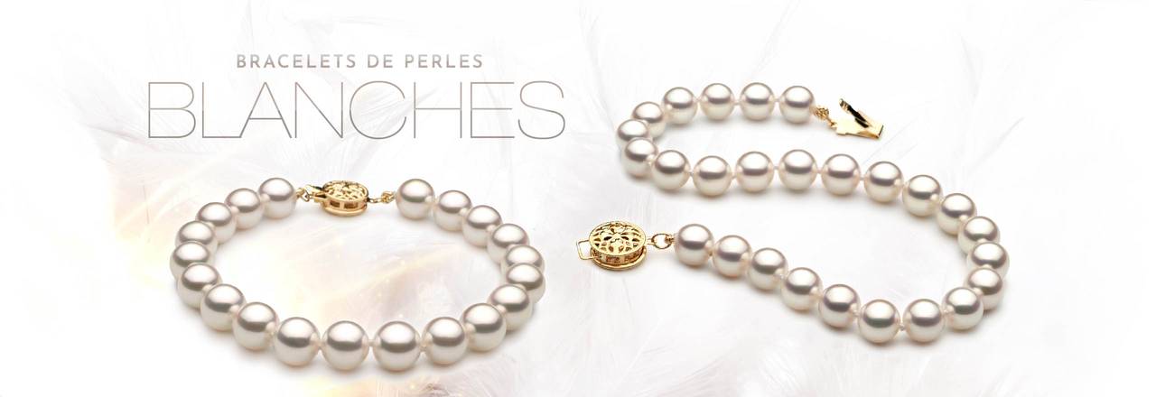 PearlsOnly Bracelets de perles blanches