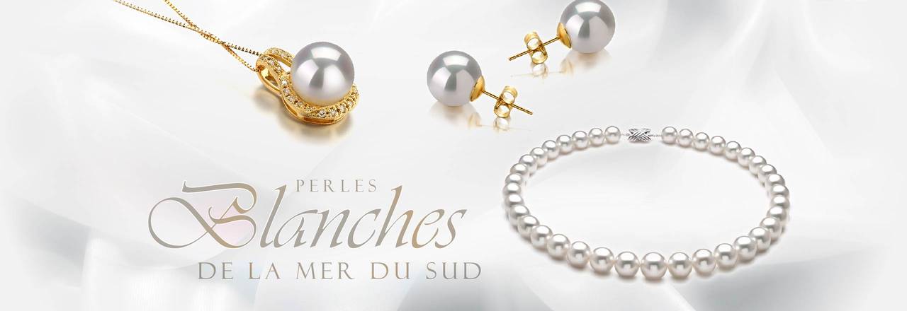 PearlsOnly Perles blanches de la mer du Sud